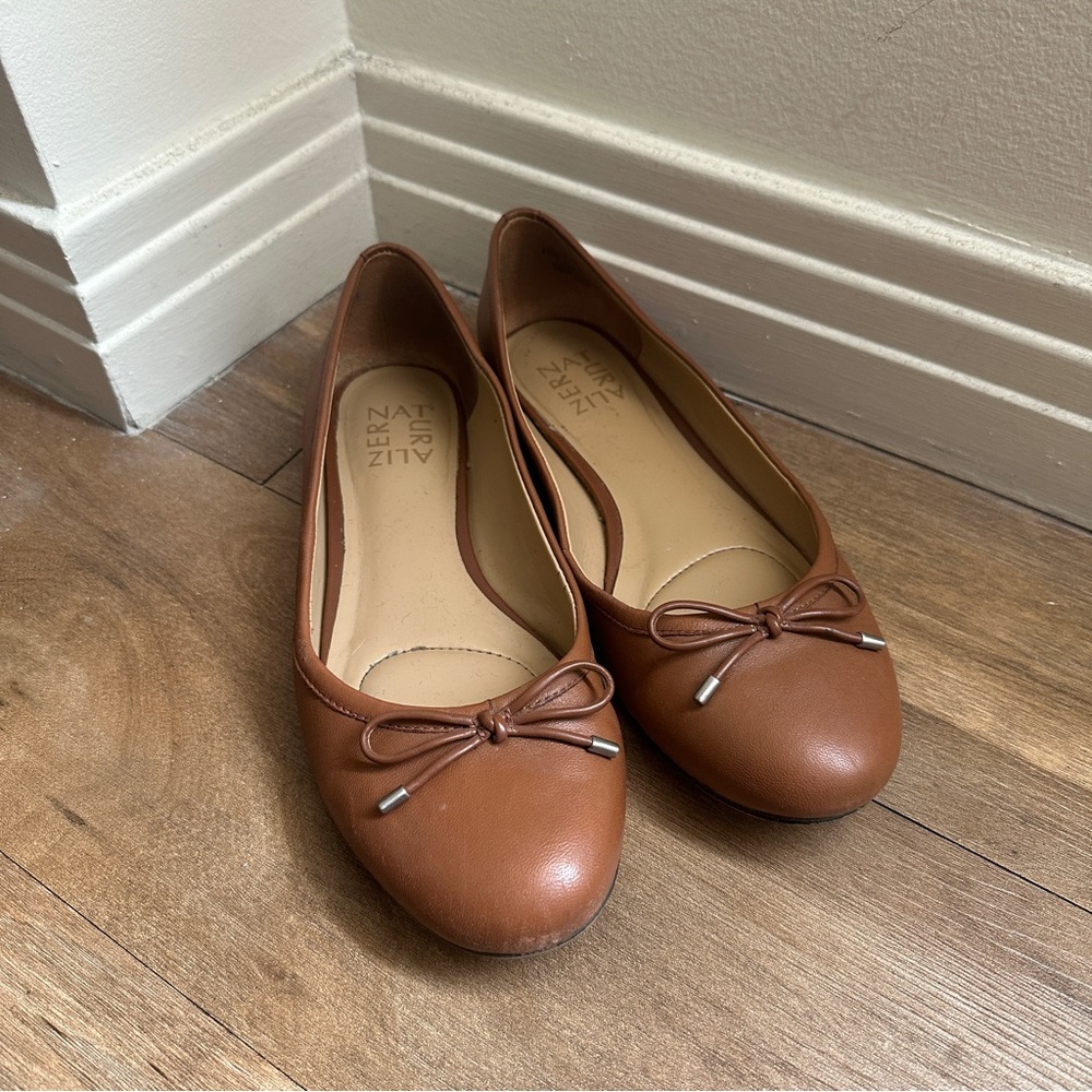 🤎Naturalizer Leather Ballet Flats🤎